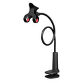 Lazy Bedside DesktopMobile Phone Clamp Bracket Flexible Long Arm Gooseneck Lazy Person Bracket With Handle Overhead Live Bracket