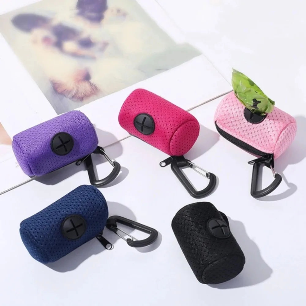 Portable Dog Poop Bag Holder – Essential Leash Attachment for Outdoor Walking
