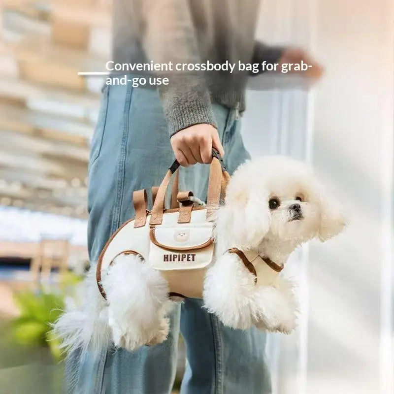 Adjustable Shoulder Handheld Travel Carrier – Portable Outdoor Pet Bag for Dogs and Cats