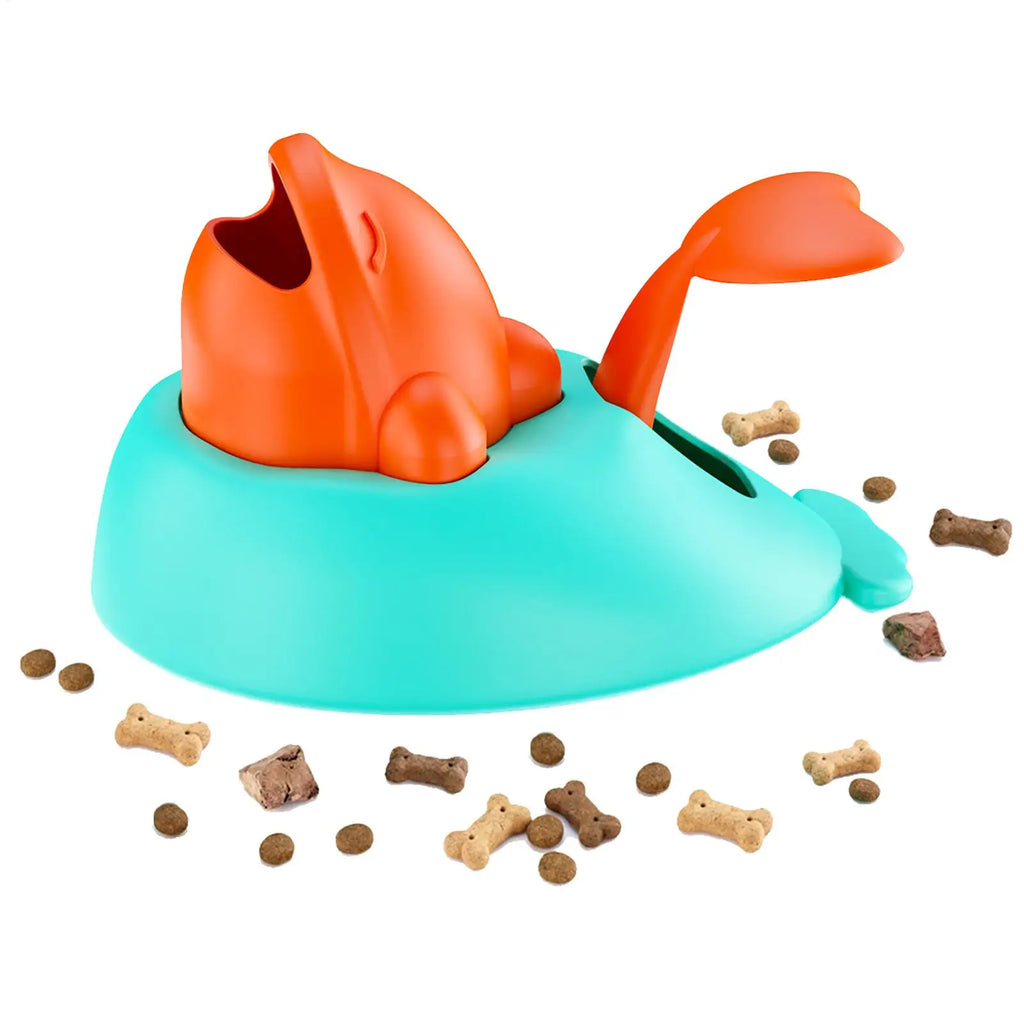 PetVibe™ Whale Treat Dispenser | Interactive Training & Enrichment Toy