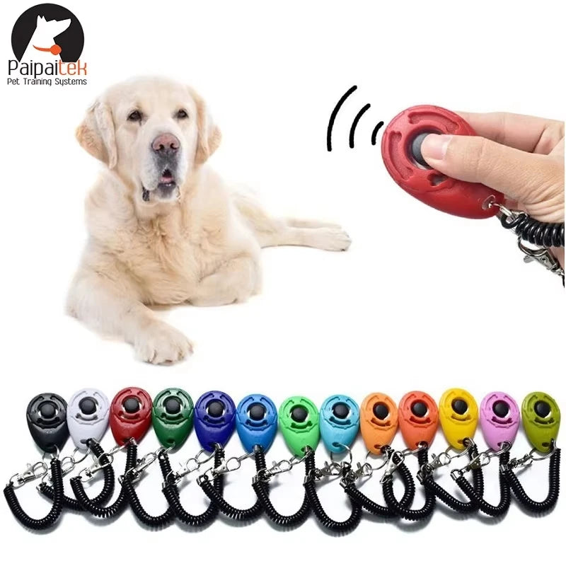 Dog Training Clicker with Adjustable Wrist Strap – Effective Pet Behavior Trainer