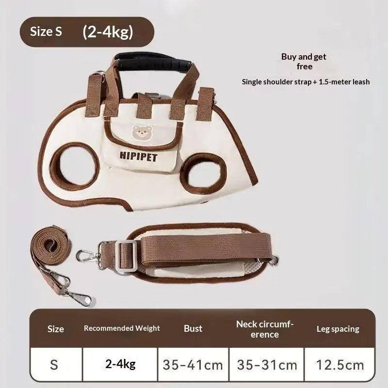 Adjustable Shoulder Handheld Travel Carrier – Portable Outdoor Pet Bag for Dogs and Cats