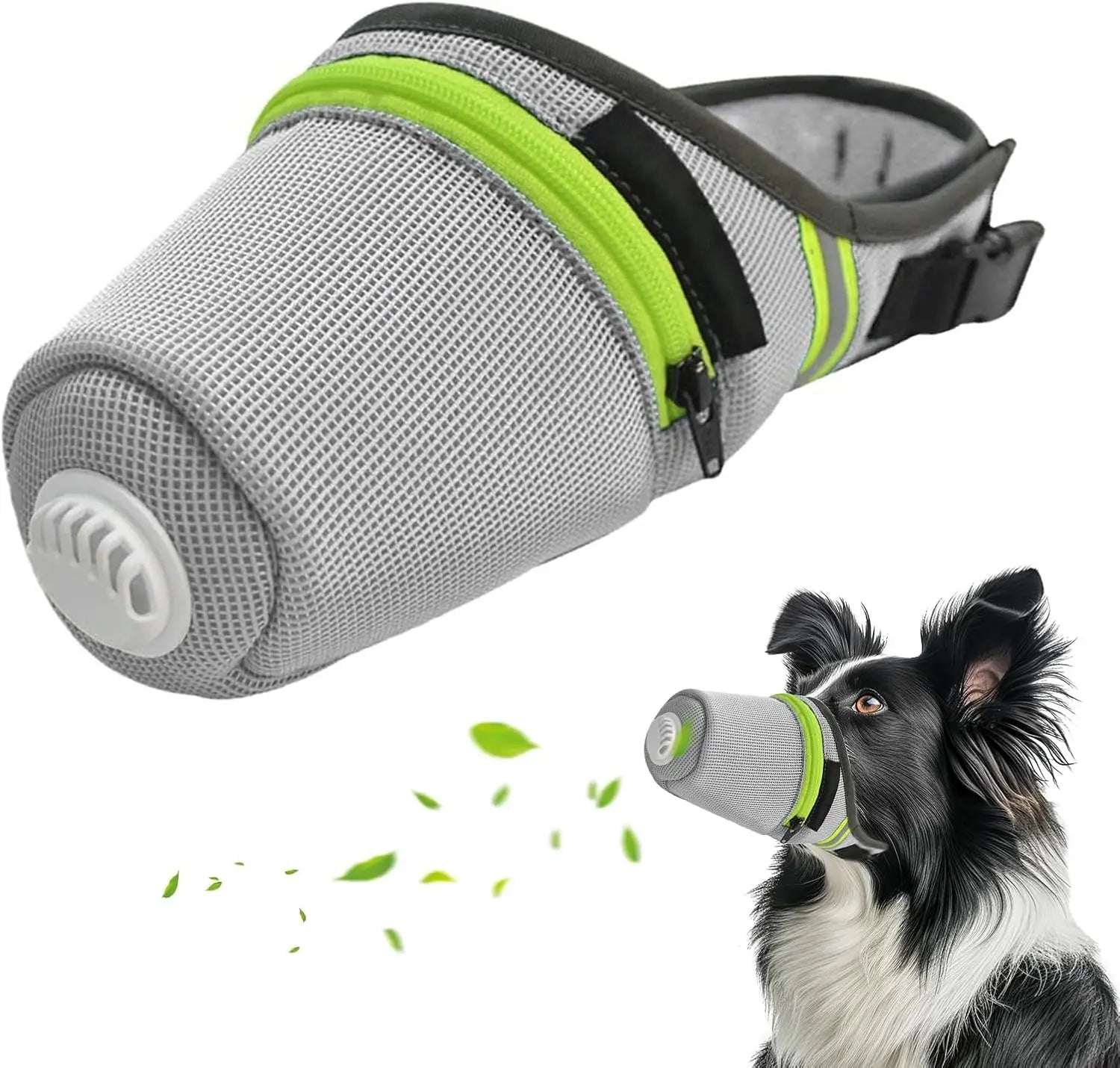 Dog Accessories Breathable Dog Mask With Air Filter Fit Sensitive Dogs Adjustable Dog Respirator Mask For Safety & Comfort