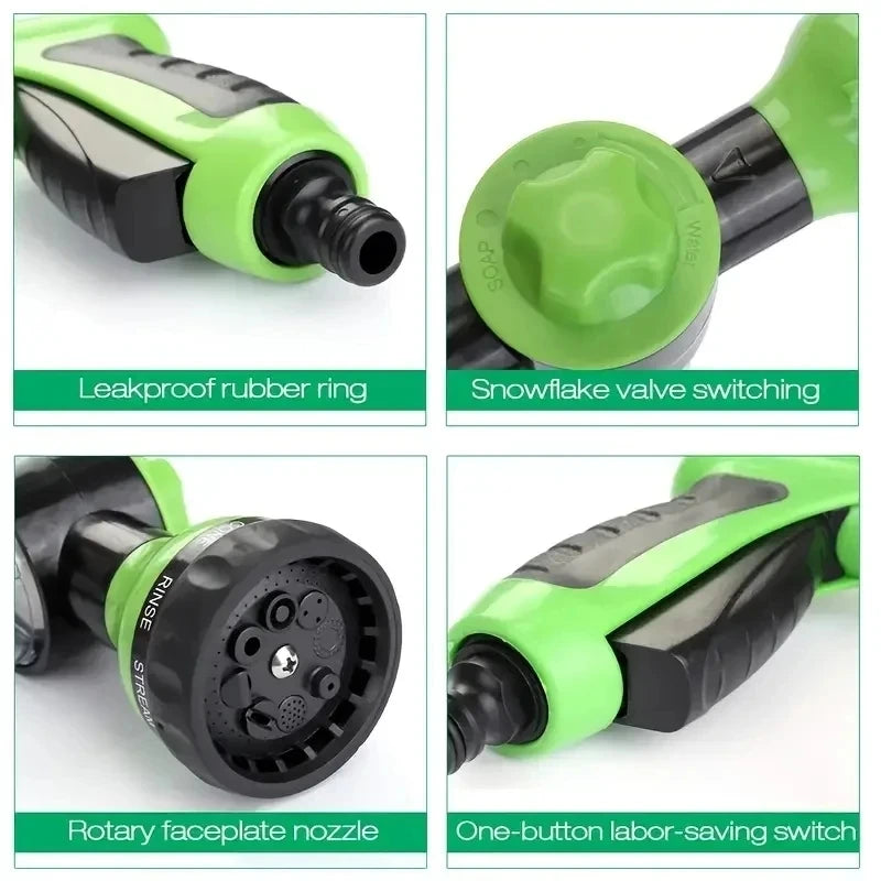 Professional Portable Foam Lance Water Gun for Cars & Pets