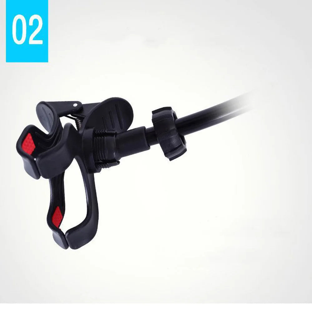 Lazy Bedside DesktopMobile Phone Clamp Bracket Flexible Long Arm Gooseneck Lazy Person Bracket With Handle Overhead Live Bracket