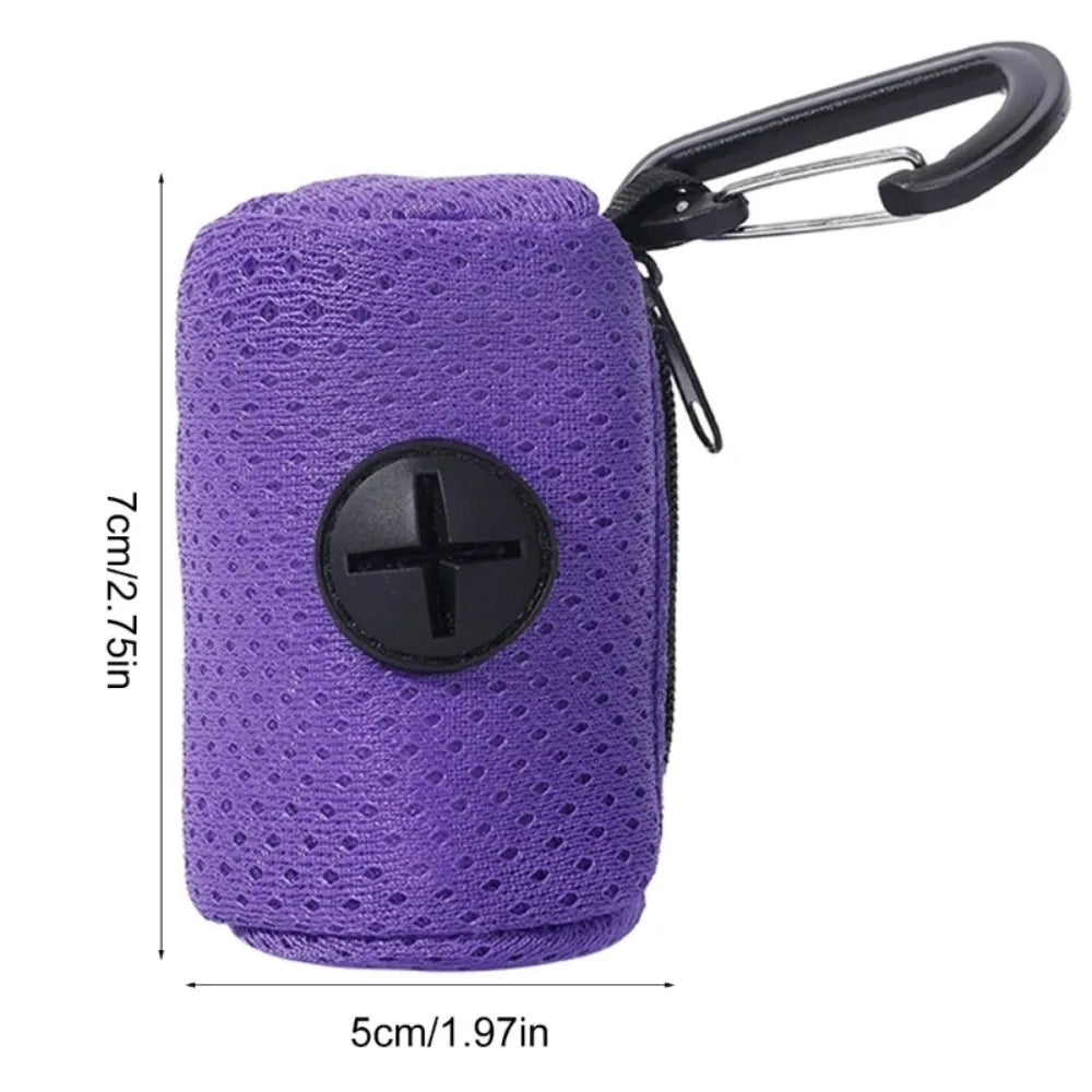 Portable Dog Poop Bag Holder – Essential Leash Attachment for Outdoor Walking