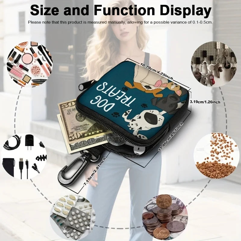 Portable Dog Treat Pouch – Essential Accessory for Walks