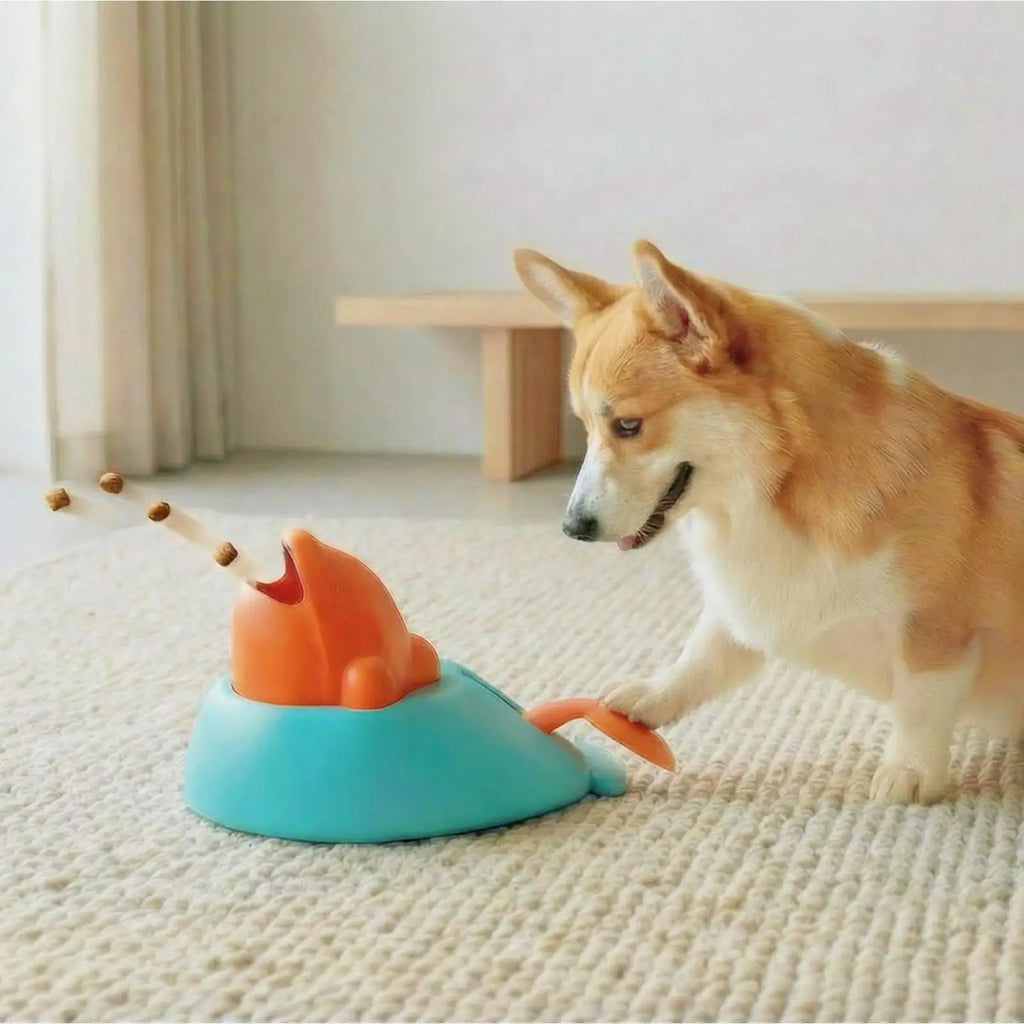 PetVibe™ Whale Treat Dispenser | Interactive Training & Enrichment Toy