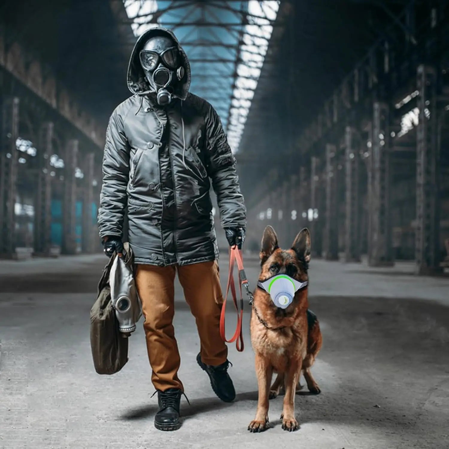 Dog Accessories Breathable Dog Mask With Air Filter Fit Sensitive Dogs Adjustable Dog Respirator Mask For Safety & Comfort