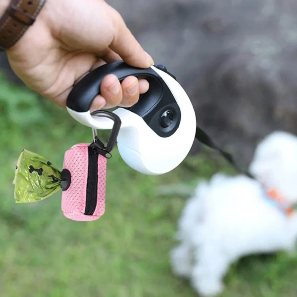 Portable Dog Poop Bag Holder – Essential Leash Attachment for Outdoor Walking