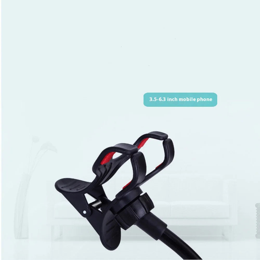 Lazy Bedside DesktopMobile Phone Clamp Bracket Flexible Long Arm Gooseneck Lazy Person Bracket With Handle Overhead Live Bracket