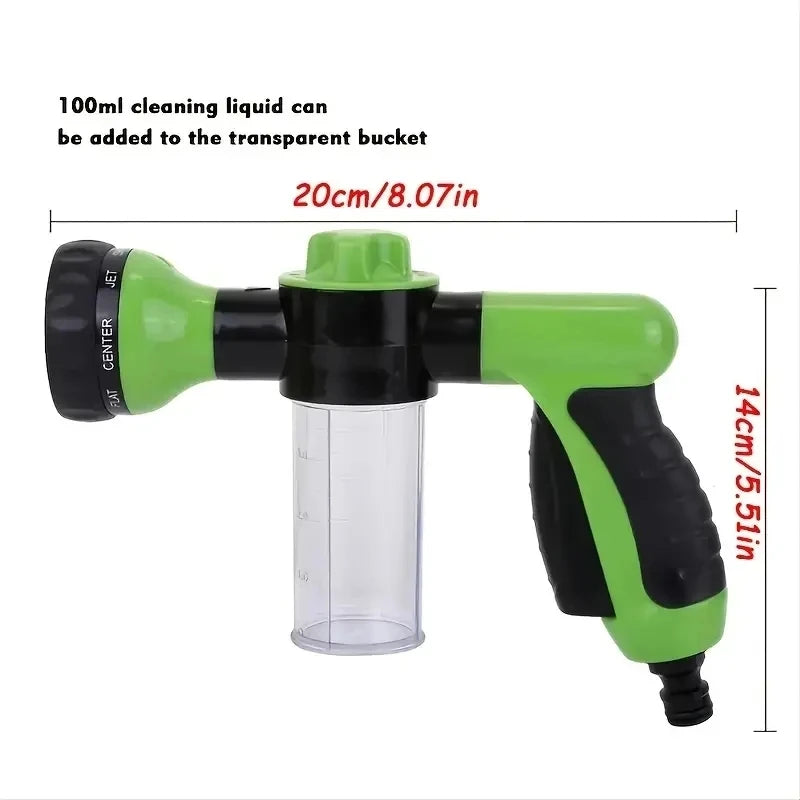 Professional Portable Foam Lance Water Gun for Cars & Pets