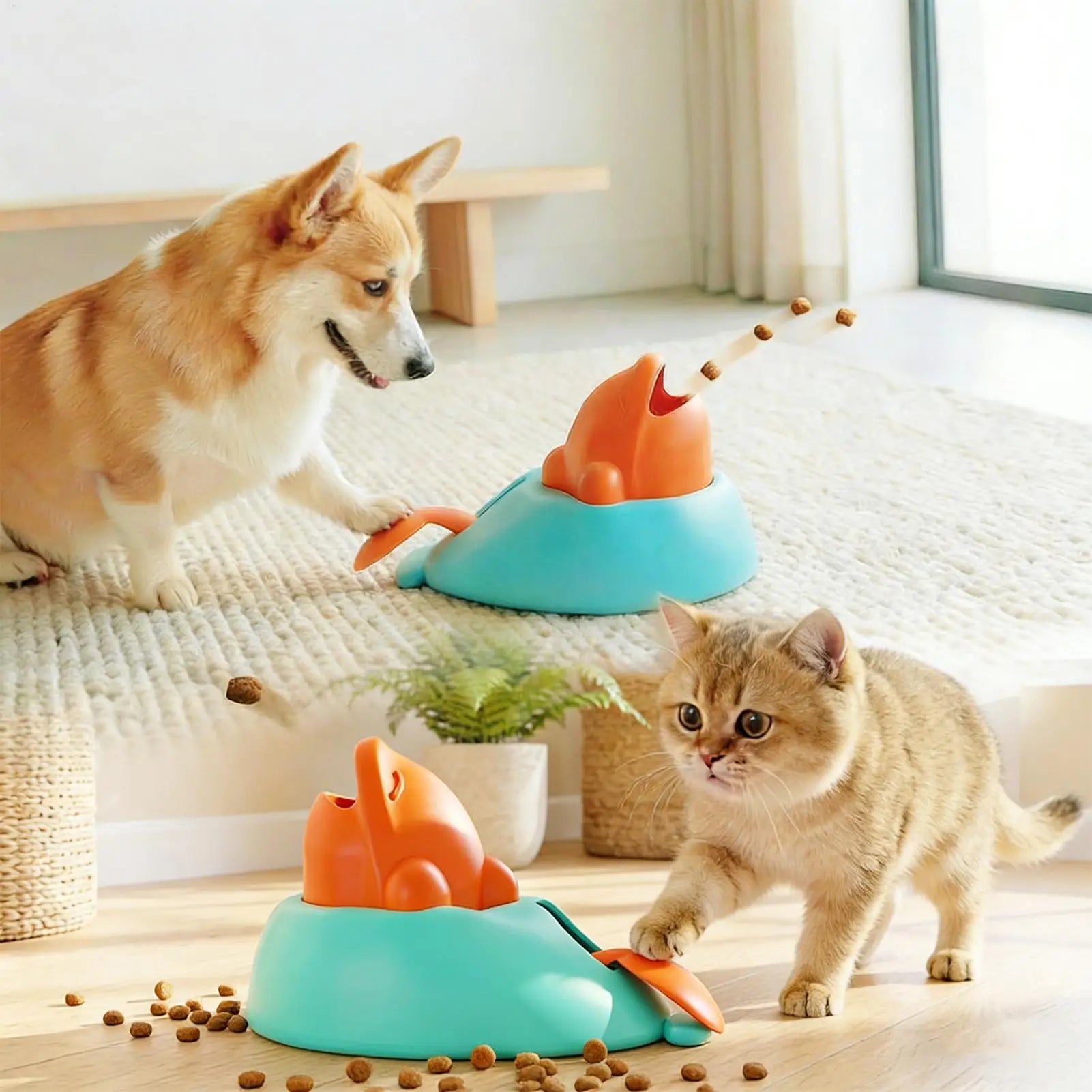 PetVibe™ Whale Treat Dispenser | Interactive Training & Enrichment Toy