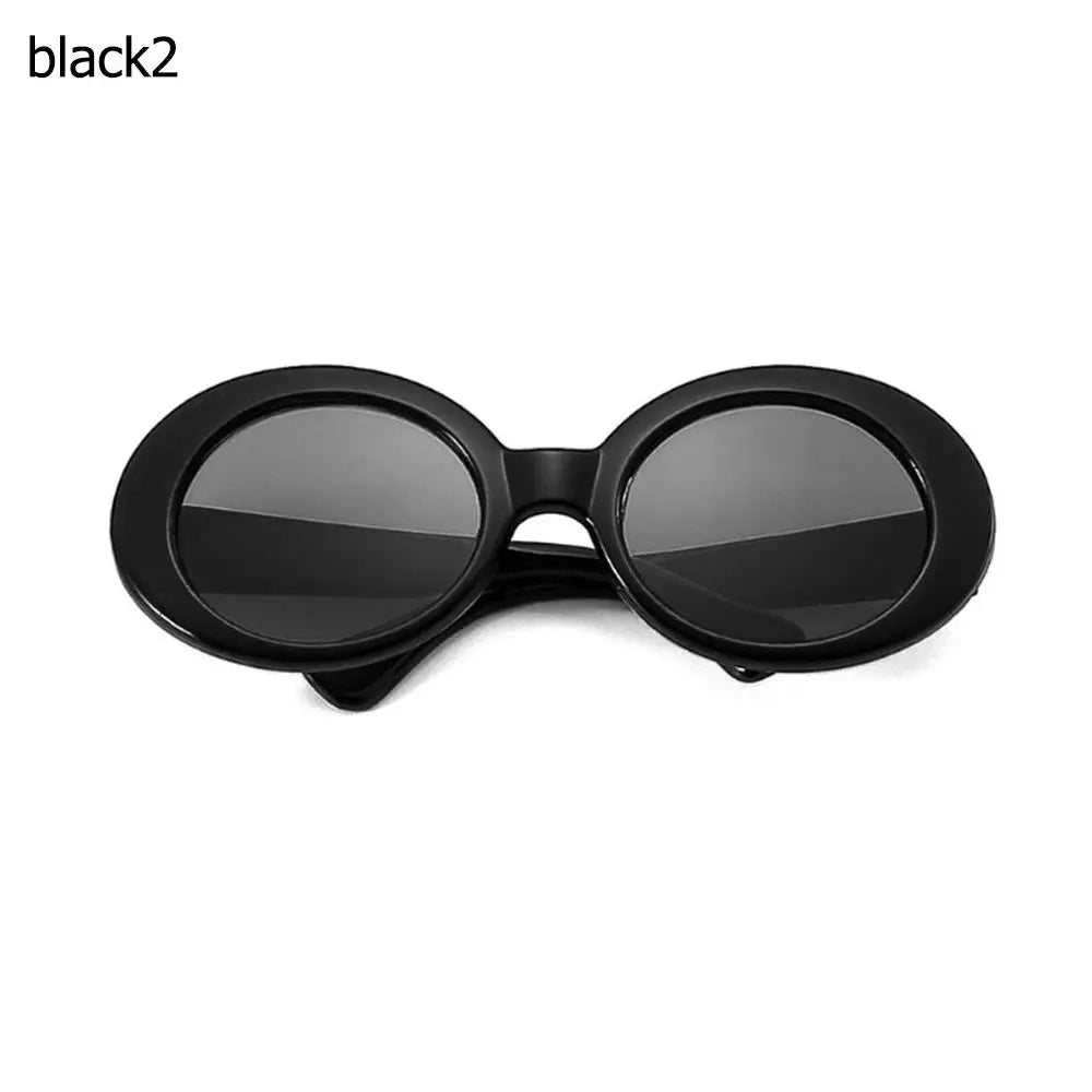 Cool Pet Sunglasses – Stylish Round Frame Glasses for Cats and Small Dogs
