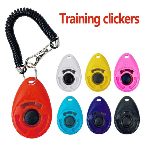 Dog Training Clicker with Adjustable Wrist Strap – Effective Pet Behavior Trainer